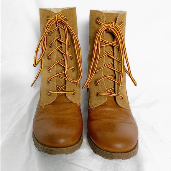 Women’s Rock And Candy Brown faux leather boots - Picture 2 of 7